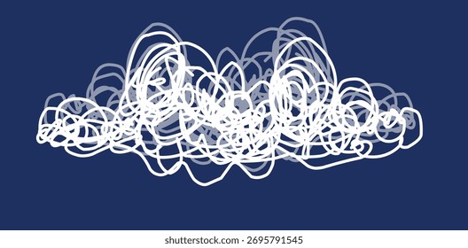 abstract clouds sketch scribble vector design.eps