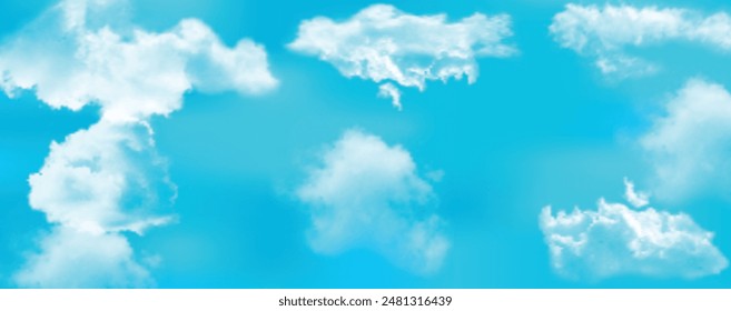 Abstract cloudy background beautiful natural streaks of sky and clouds. beautiful natural landscape.blue sky vector
