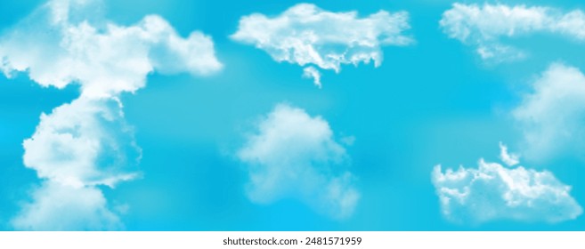 Abstract cloudy background beautiful natural streaks of sky and clouds beautiful natural landscape vector.