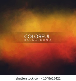 Abstract cloudy colorful background. Template banner. Vector Illustration