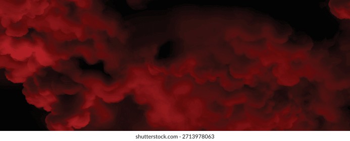 Formas De Vapor Nublado Abstrato Com Energia Visual Intensa