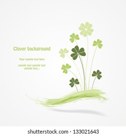 Abstract clover vector illustration