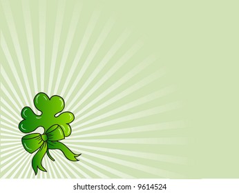 Abstract Clovers  Background Vector Illustration
