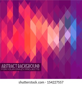 Abstract Club Flyer Template. Abstract Background To Use For Music Event Posters Or Album Covers.