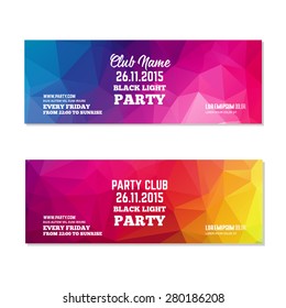 Abstract club flyer template. Abstract background to use for music event posters or album covers.