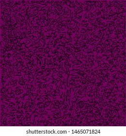 Abstract cluster consists of squiggles and curved lines, forming a texture.