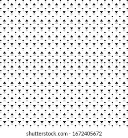 Abstract cluster of dots and triangles. There are shadows under them.