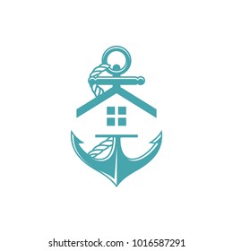 Abstract Coastal Home Logo