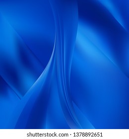 Abstract Cobalt Blue Graphic Background