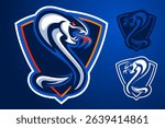 Abstract Cobra Logo- Aggressive Serpent Emblem
