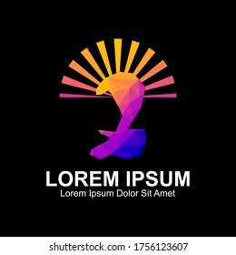 Abstract Cobra Logo. Animal Logo Design Templates