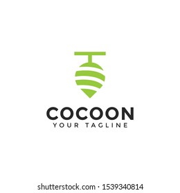 Abstract Cocoon Logo Design Template