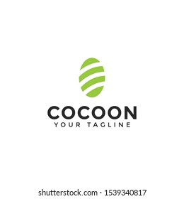 Abstract Cocoon Logo Design Template