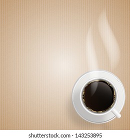 Abstract coffee background vector illustration