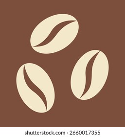  Anuncio Abstractas de granos de café. Plantilla de café