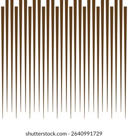 Abstract coffee colour thik to thin line pattern with white background