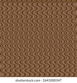 Abstract coffee colour thik to thin vertical wave line pattern with brown background.