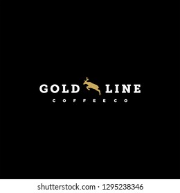 abstract coffee idea logo design
