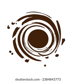 abstract coffee or liquid theme