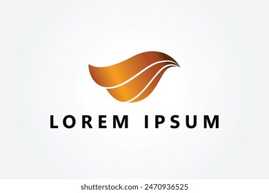 Abstract Coffee logo icon design. logo design minimal style. Color gradient overlap vector logotype.