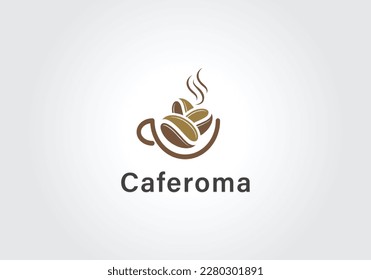 abstract Coffee logo vector design template