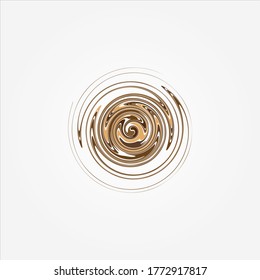 abstract coffee splash stock vector background