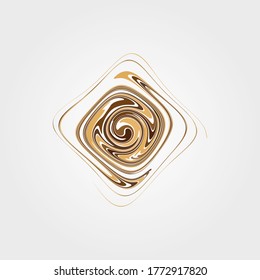 fondo vectorial del material de salpicadura de café abstracto
