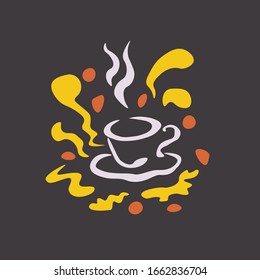 ABSTRACT COFFEE VECTOR For you cafe or room design