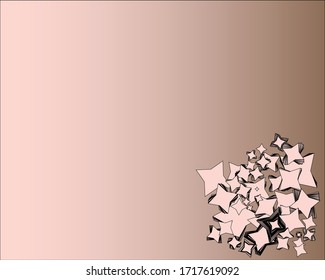 Abstract coffee-colored background with drawn polygon elements