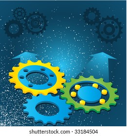 abstract cog background