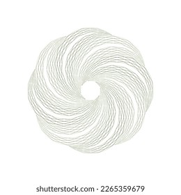 abstract coil of rope vector illustration