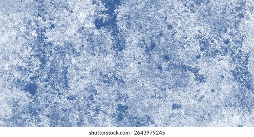 Abstract Cold Surface Resembling Snow-Covered Terrain

