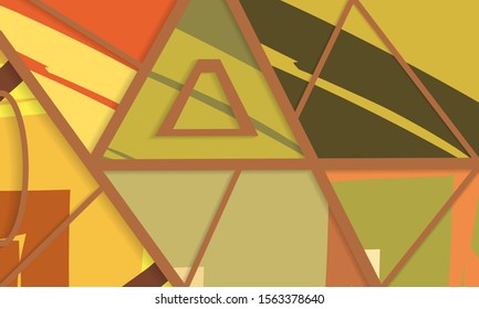Abstract collage asymmetric pattern. Digital freehand art, grunge texture. Vector patchwork quilt background. Decorative elements, brush strokes ornament for flyer, poster, cover, textile fabric print