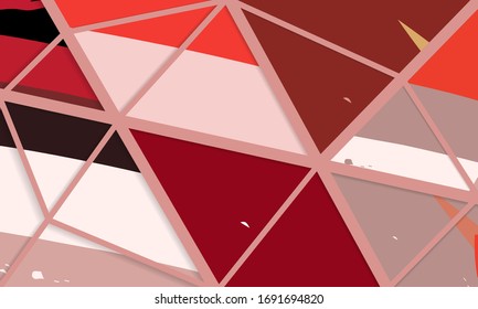 Abstract collage asymmetric pattern. Digital freehand art, grunge texture. Vector patchwork quilt background. Decorative elements, brush strokes ornament for flyer, poster, cover, textile fabric print