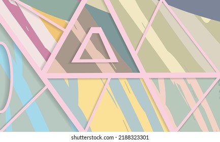 Patrón asimétrico abstracto del collage. Arte de mano alzada digital, textura gruesa. Fondo del tejido del parchwork del vector. Elementos decorativos, adornos de pinceladas de pincel para volante, afiche, cubierta, estampado de tela textil