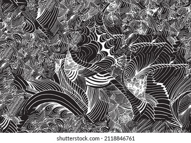 Resumen de texturas orgánicas estructurales asimétricas de collage, diseño de patrones geométricos artísticos de dibujo a mano Estilo de tejido de retazos vectoriales. Folleto digital de fondo de arte a mano alzada, afiche, cubierta, tela textil