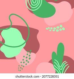 Abstract collage background hand drawn colorful. Beautiful art painting colored with hand drawing element for fabric print, wrapping paper, printable art, wallpaper, banner and poster background.