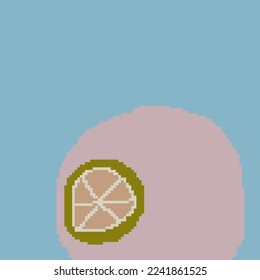 colección abstracta de colores que forman un patrón con una imagen del fondo de la población vectorial de alimentos