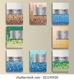 Abstract Collection of Modern Vector Technology Brochure , Cover, Flyer, Report , Leaflet Design Template,