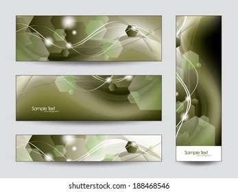 Abstract Collection of Vector Banners.