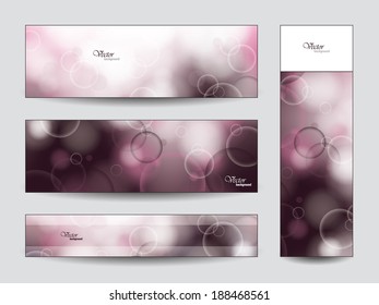 Abstract Collection of Vector Banners.