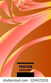 Abstract color 3d paper, art illustration. Vector design layout for banners presentations, flyers, posters and invitations