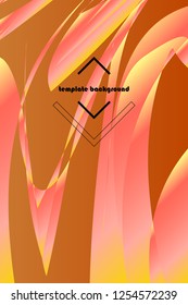Abstract color 3d paper, art illustration. Vector design layout for banners presentations, flyers, posters and invitations