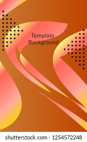 Abstract color 3d paper, art illustration. Vector design layout for banners presentations, flyers, posters and invitations