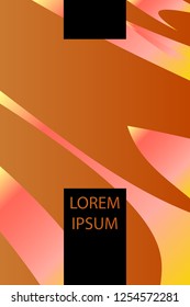 Abstract color 3d paper, art illustration. Vector design layout for banners presentations, flyers, posters and invitations