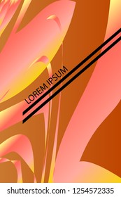 Abstract color 3d paper, art illustration. Vector design layout for banners presentations, flyers, posters and invitations