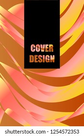 Abstract color 3d paper, art illustration. Vector design layout for banners presentations, flyers, posters and invitations