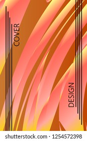 Abstract color 3d paper, art illustration. Vector design layout for banners presentations, flyers, posters and invitations