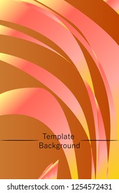 Abstract color 3d paper, art illustration. Vector design layout for banners presentations, flyers, posters and invitations