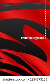 Abstract color 3d paper, art illustration. Vector design layout for banners presentations, flyers, posters and invitations